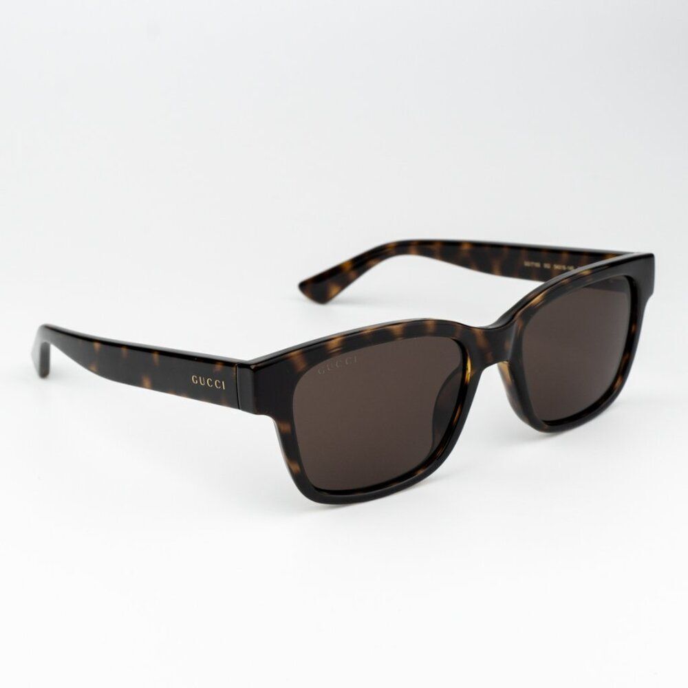 NEW Gucci GG1716S 002 Havana Brown Square Unisex Sunglasses - Picture 5 of 12